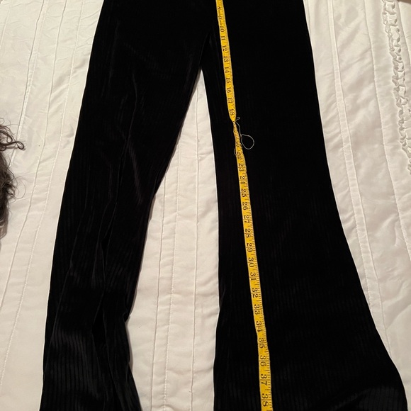 Crave Fame Elastic Waist Ribbed Velour Jogger Lounge Pants Size Small - Picture 7 of 7